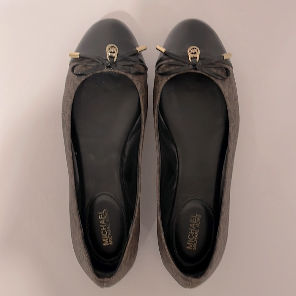 MICHAEL Michael Kors Black and Brown Patterned Loafers - Picture 3 of 9